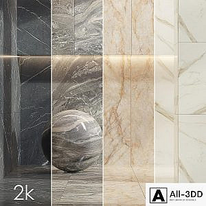 Caesar Set 25 - Marble BUNDLE - 4 types: White, Grey, Beige and Black