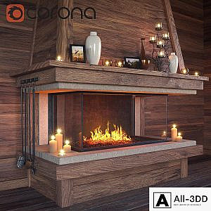 Fireplace set