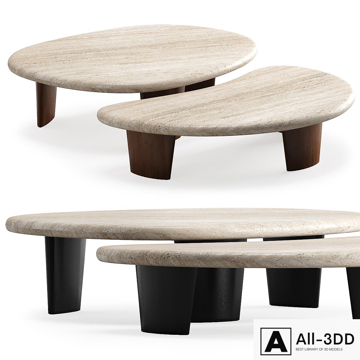 Coffee Table Guimel, La Redoute AM.PM modern interior 3D model Coffee Table Guimel, La Redoute AM.PM