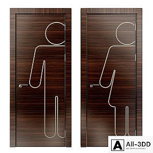toilet door