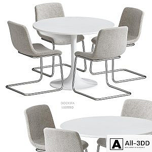 DOCKSTA LUSTEBO IKEA table and chairs