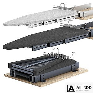 Starax retractable built-in ironing board