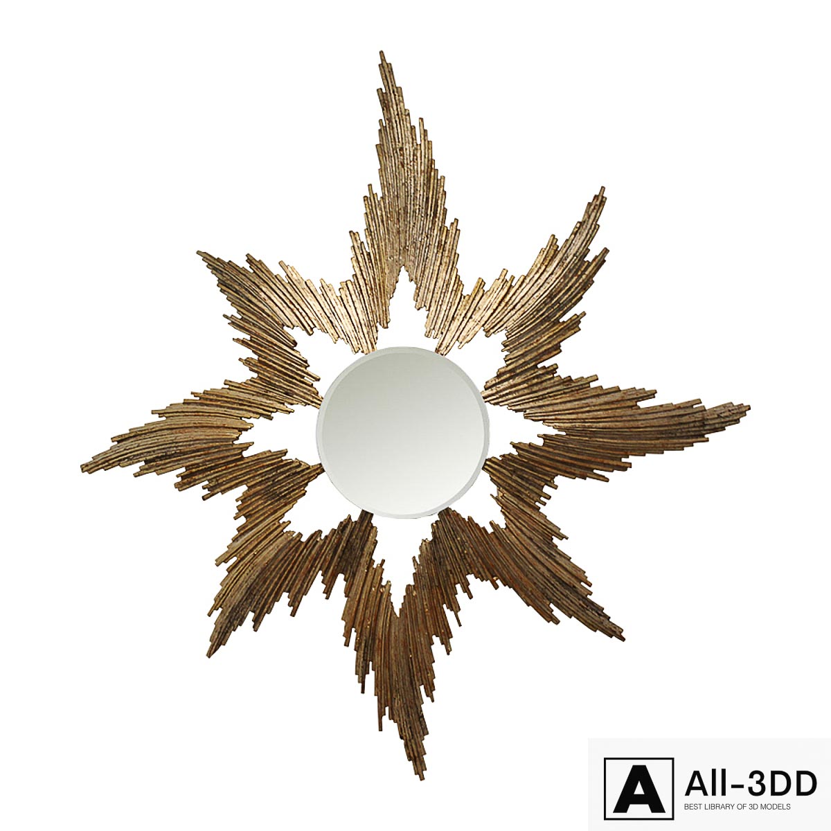 christopher guy 502 942 mirror modern interior 3D model christopher guy 502 942 mirror