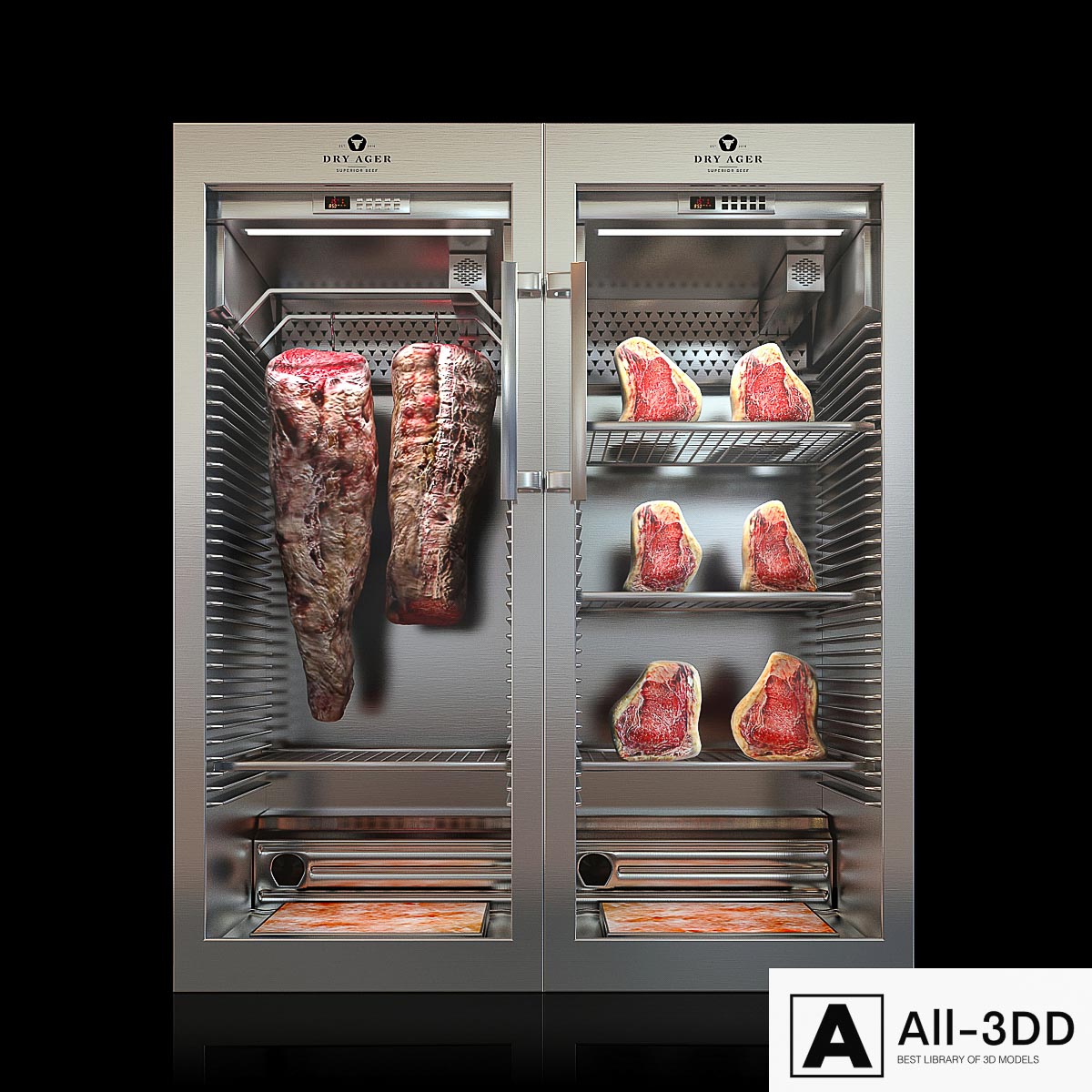 Dry Ager DX 1000 modern interior 3D model Dry Ager DX 1000