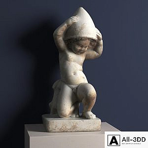 Eros with the Helmet of Mars