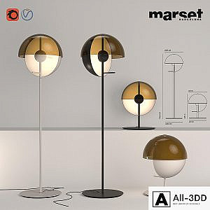 MARSET - Theia Floor & Table Lamp