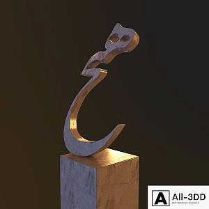 Hich Statue by Tanavoli
