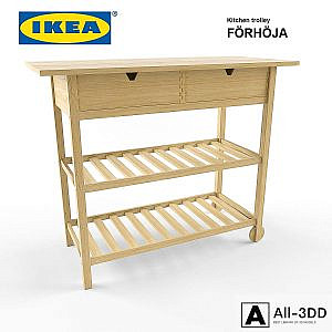 Ikea Kitchen Trolley - Förhöja