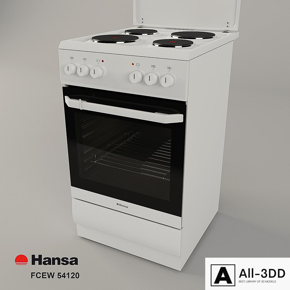 Hansa Integra FCEW 54120 modern interior 3D model Hansa Integra FCEW 54120