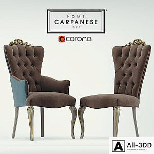 Chair and armchair Carpanese
