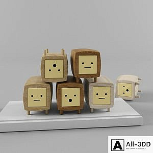 Woody decor toy set