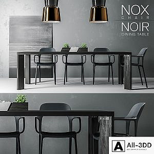 NOX & NOIR tables & chairs