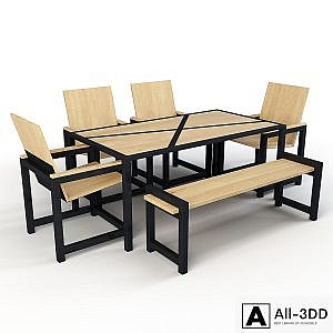 Dining Set Industrial Design