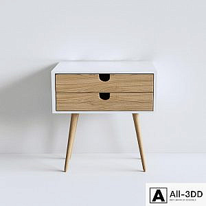 White nightstand