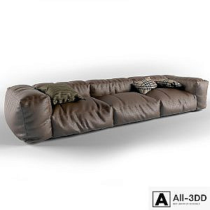 Italian sofa Henge S-Perla