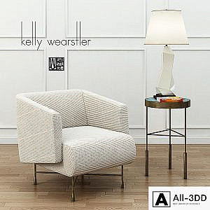 KELLY WEARSTLER BIJOUX LOUNGE CHAIR