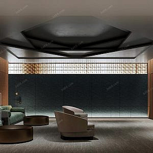 A003-现代风格-Modern style-Corona model