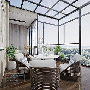 A006-现代风格-Modern style-Vray model