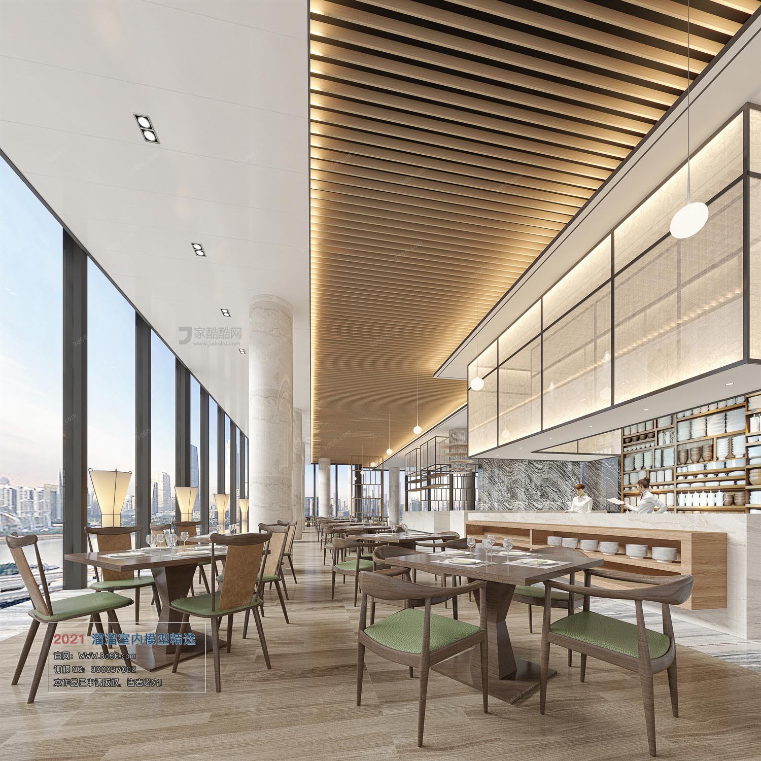 F002-东南亚风格-Southeast Asian style-Vray model modern interior 3D model F002-东南亚风格-Southeast Asian style-Vray model