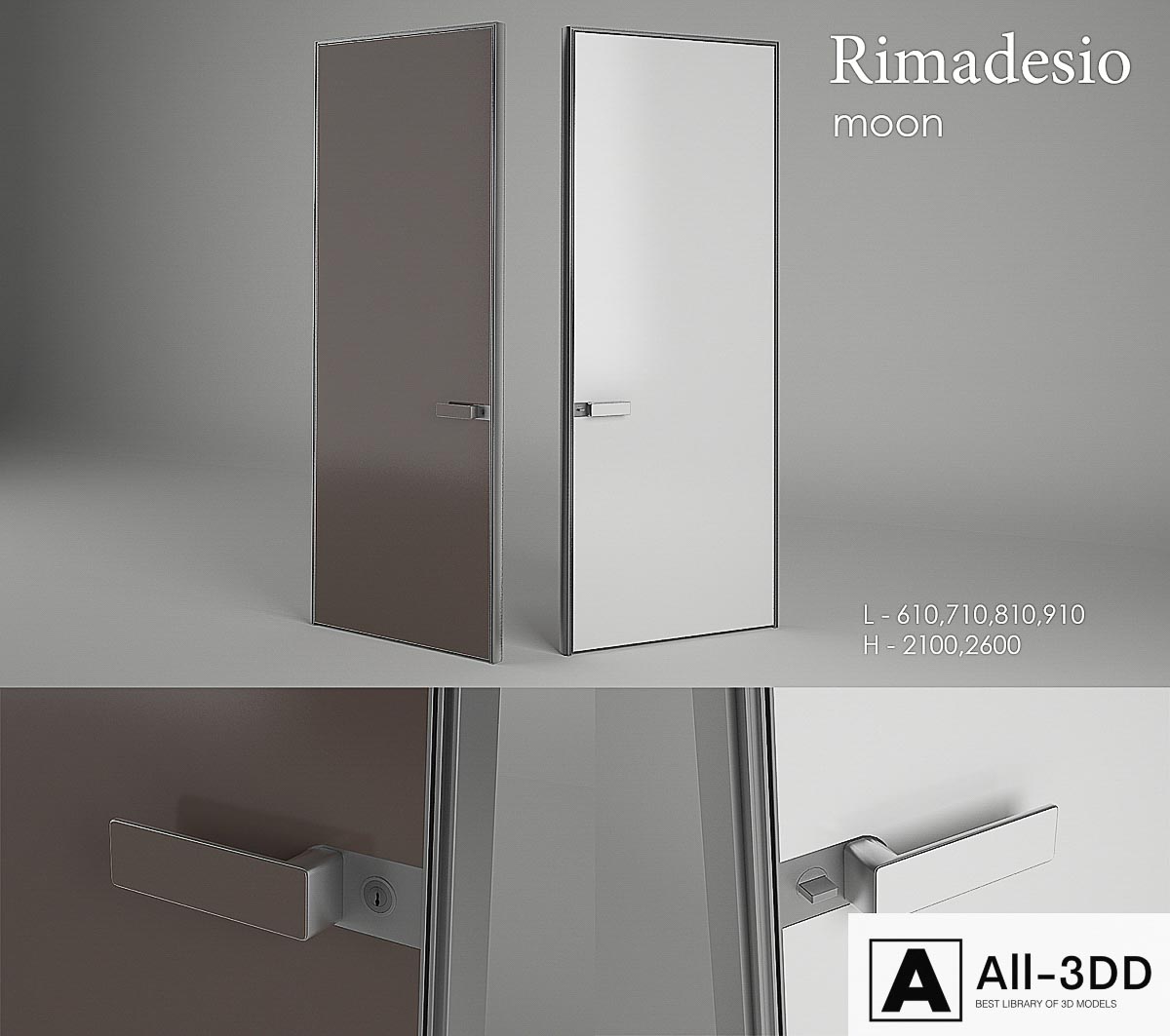 Rimadesio Moon modern interior 3D model Rimadesio Moon