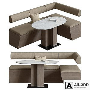 Corner sofa for the kitchen