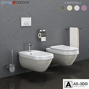 Toilet and bidet HATRIA | ABITO