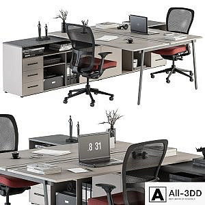 employee Set - Office Furniture 244