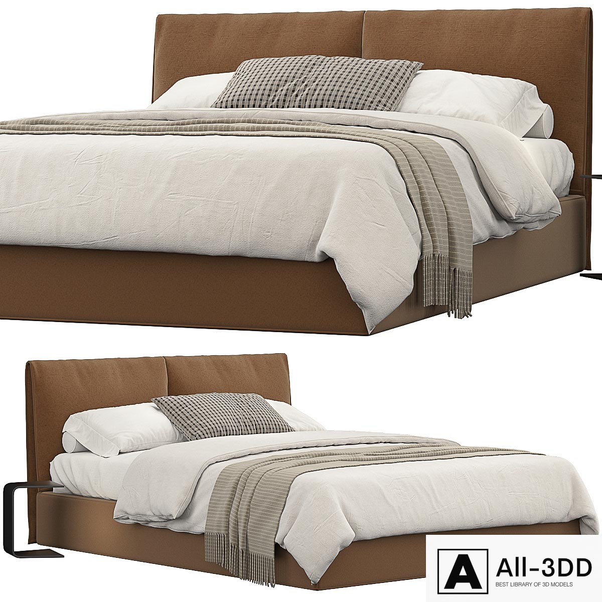 Ditre italia bed modern interior 3D model Ditre italia bed