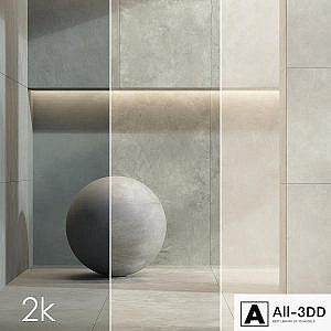 Caesar Set 33 - Concrete Porcelain Tiles BUNDLE - 3 types: Grey, Black, Beige
