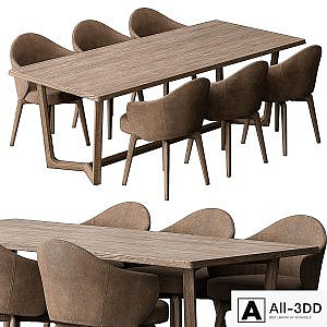Dinning Table Wooden - Set 30