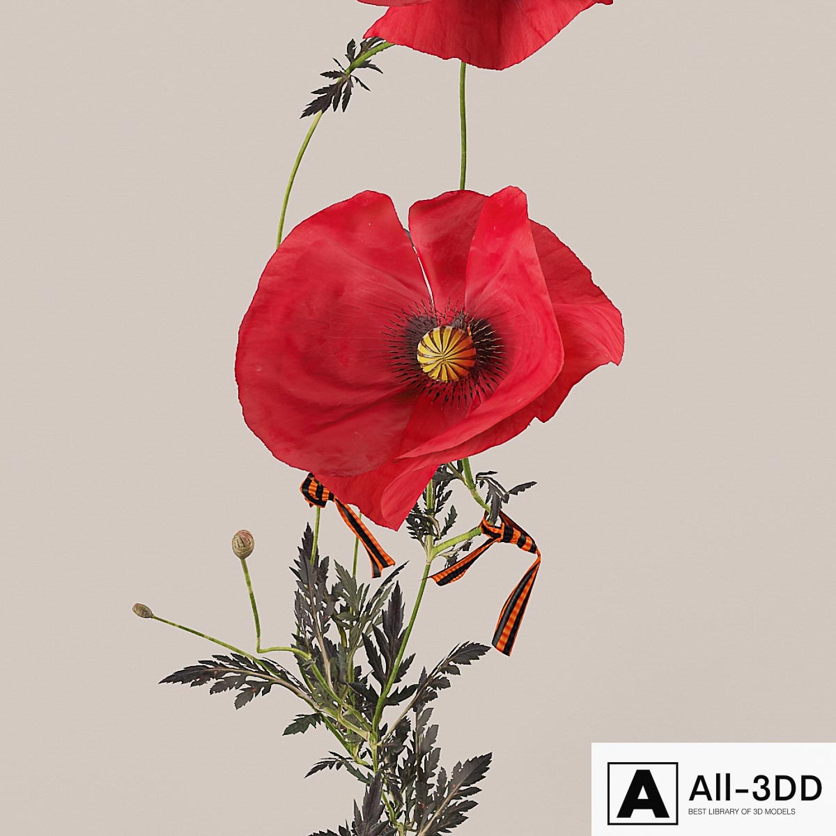 Poppies (Poppies) modern interior 3D model Poppies (Poppies)
