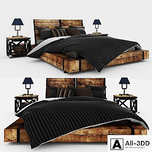 Bed of timber - Loft