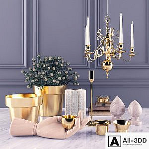 Skultuna decor set. Decorative set Skultuna