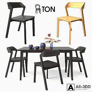 TON merano chair and jutland table