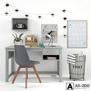 Writing-table and decor for a child 16