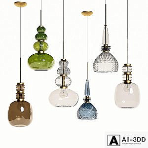 Suspended lamps Carnival by Vintage