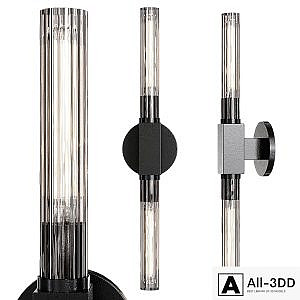 Restoration Hardware CANNELE VANITY SCONCE Black