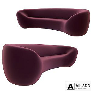 Pierre Paulin Sofa, Big C, Designed 1971