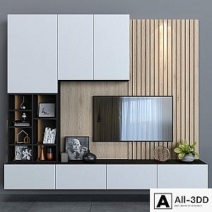 tv wall set 33