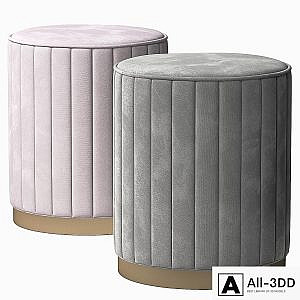 Round pouf