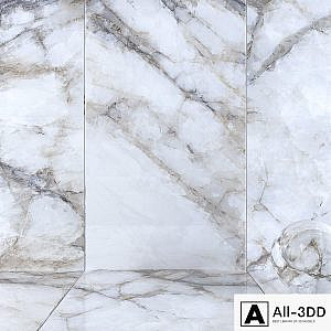Wall Tiles Museum Crystal White Set 1