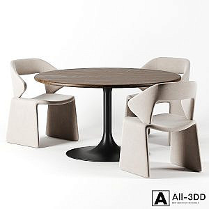 Suit chair dining set by Artifort