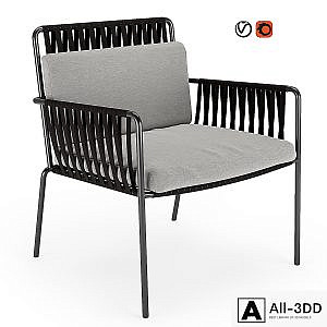 Net Club Armchair by Kettal