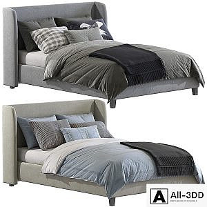 Bed Norbrook Upholstered Low Profile Standard Bed