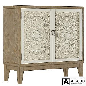 Sideboard Small Cowley Accent Chest 3D model