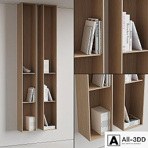 096 Wall rack shelves 03 neutral & minimal wood 01