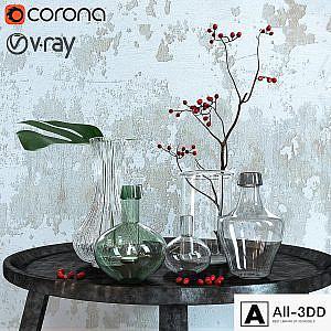 Glass vases