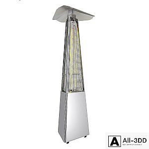 Outdoor gas fireplace Ballu