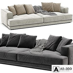 AUGUSTO Fabric Sofa By Molteni