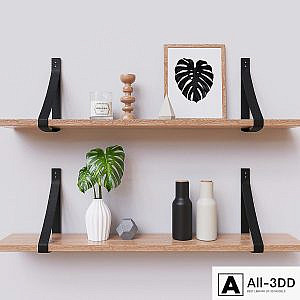 Decor on a shelf with Monster